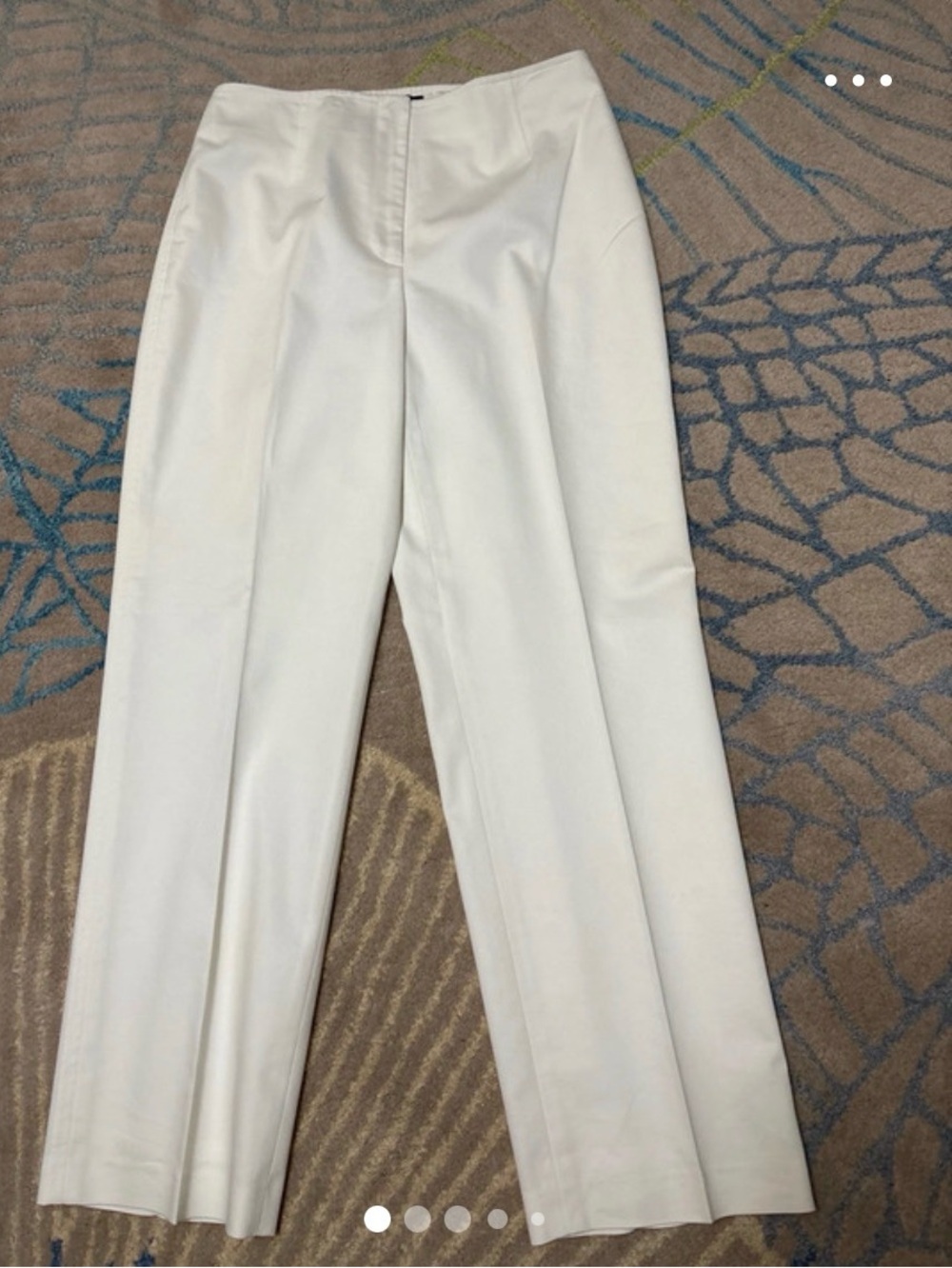 Vintage Ann Taylor White. straight -Leg Dress Pants